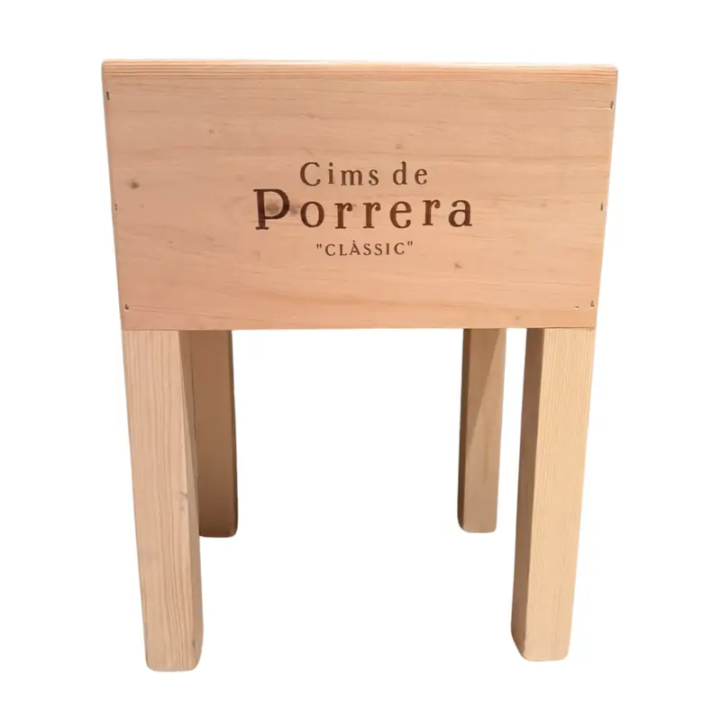 Weinkisten-Hocker "Priorat-Cims de Porrera 2015" - Unikat