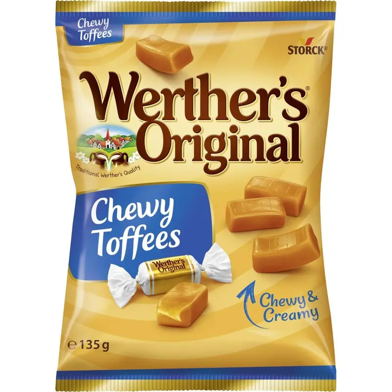 Werther's Original Gräddkola - Soft Cream Toffees - 135g