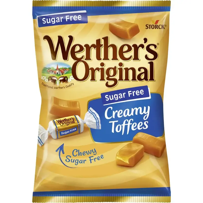 Werthers original Kola Toffees Sockerfri  - candy sugar-free - 80g