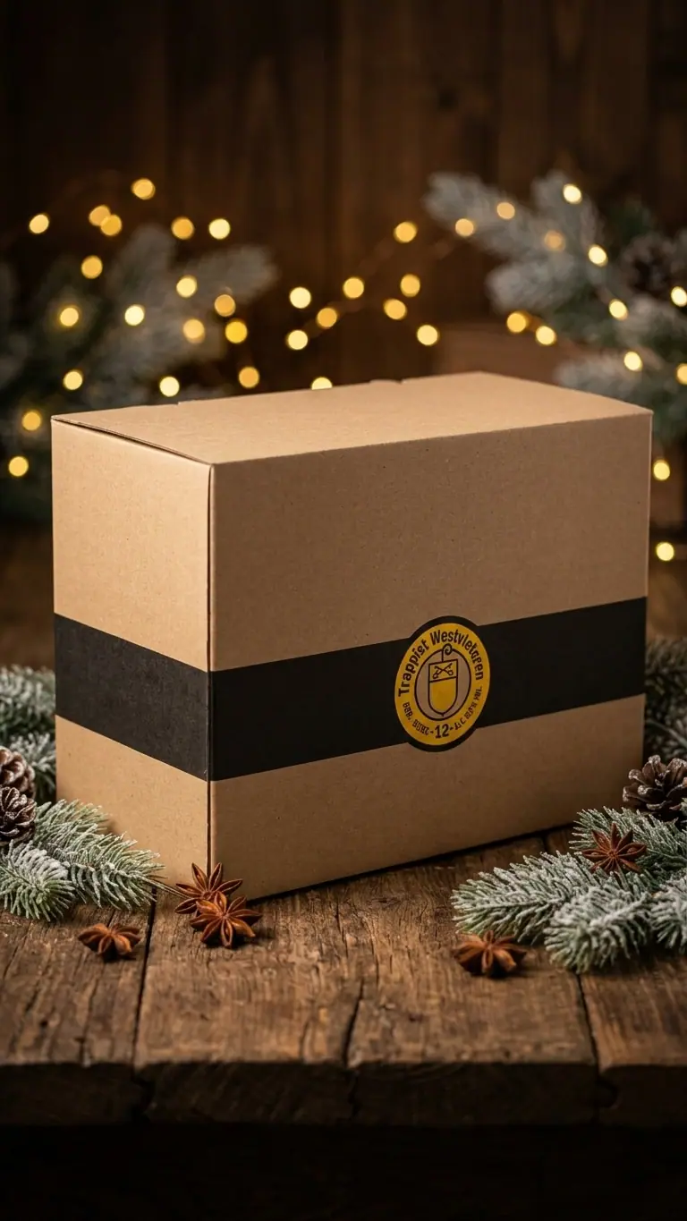 Westvleteren 12 Geschenkbox – 6 × 33 cl + 2 Gläser