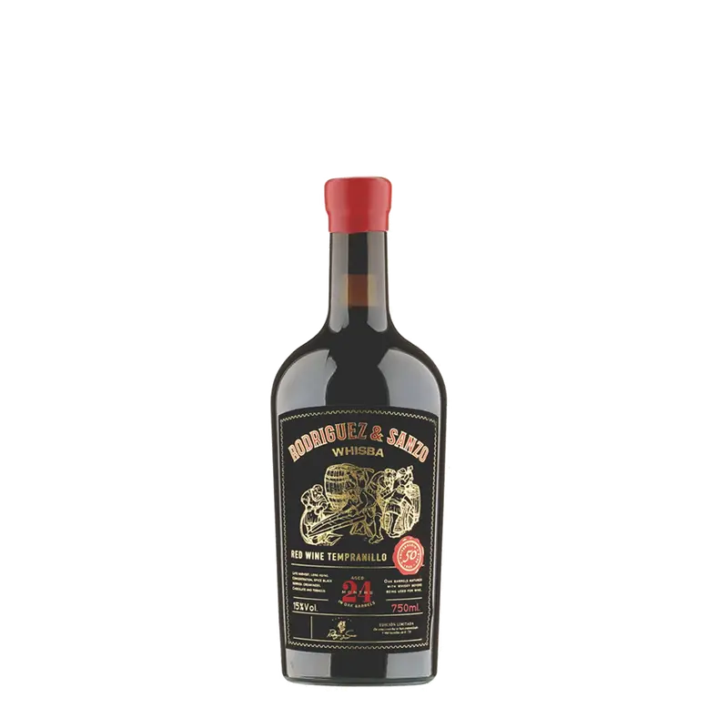 Whisky-Wine-Rodriguez Sanzo–Tempranillo aged 24 months in Whisky barrels