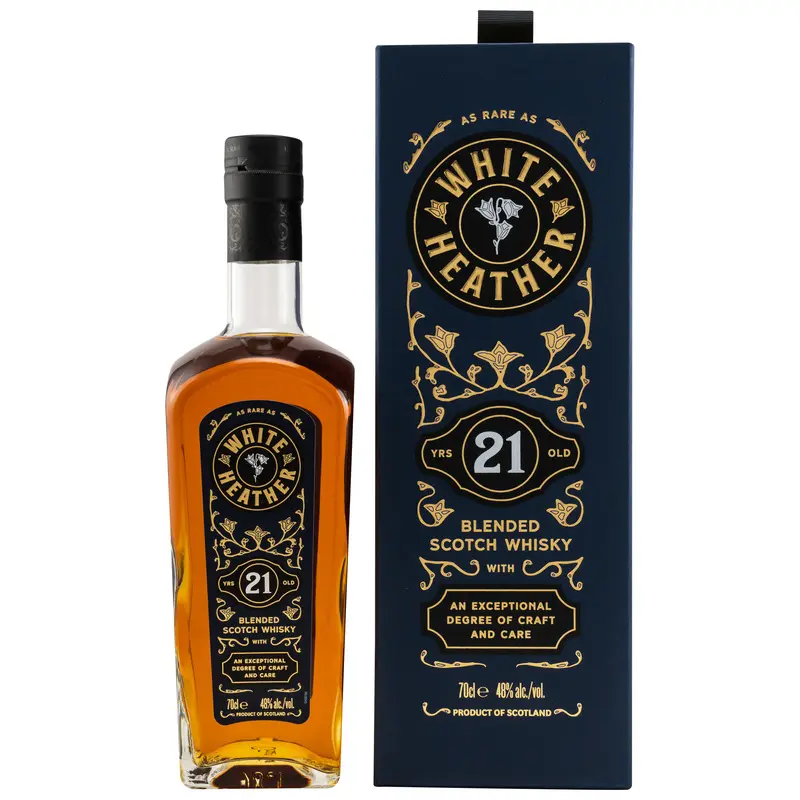 White Heather 21 y.o. Blended Scotch Whisky by Billy Walker
