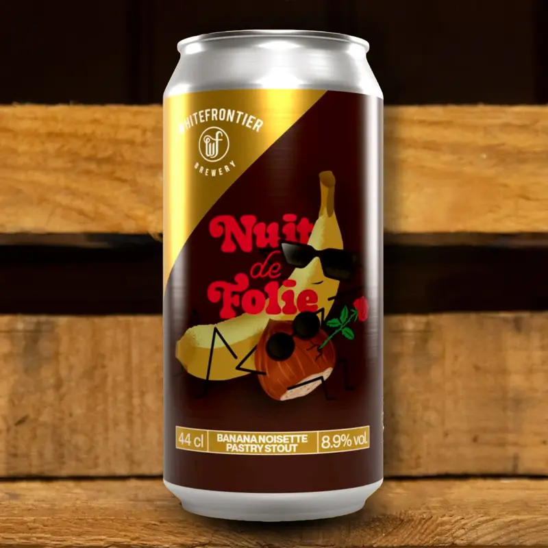 WHITEFRONTIER - Nuit de Folie - Pastry Stout - Can - 44cl