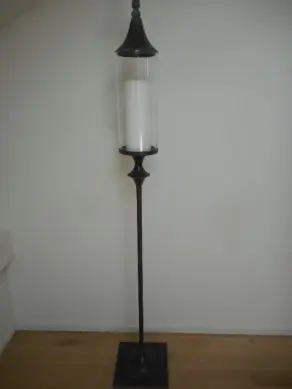 Windlicht auf Metallfuss H 168cm