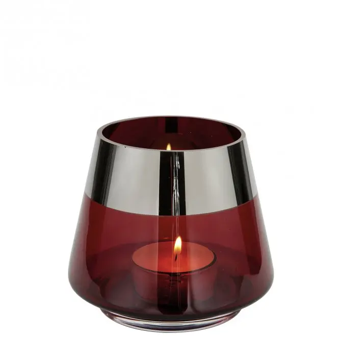 Windlicht Glas div. Farben klein