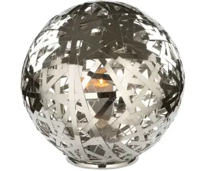 Windlicht Kugelform vernickelt D 40cm