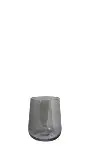 Windlicht rauchglas H12cm