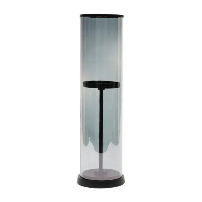 Windlicht Rauchglas H49cm