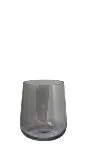 Windlicht rauchgrau H15cm