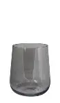 Windlicht rauchgrau H20cm