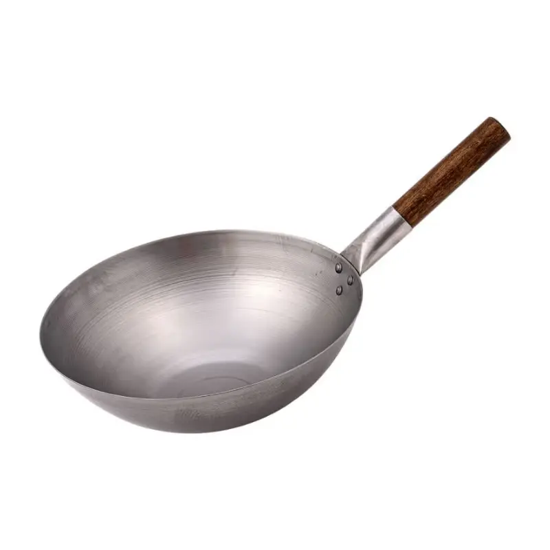 Wok à fond rond 30cm