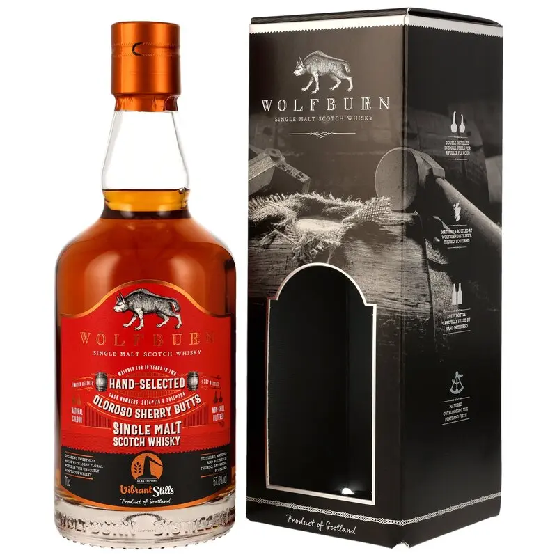 Wolfburn 2015/2025 - 10 y.o. - Vibrant Stills - Oloroso Sherry Casks #2014/116+2015/264