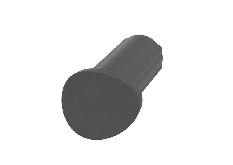 WunderButton | Verschlussstöpsel für Mixtopf-Griff | TM6, TM5 und TM Friend grau (ohne Logo)