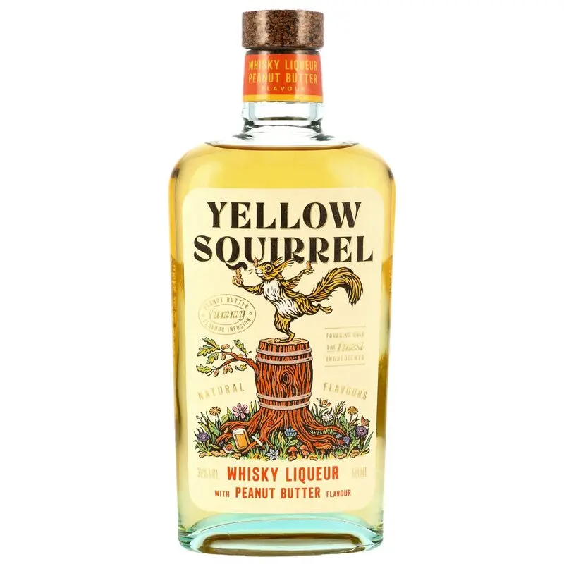 Yellow Squirrel Peanut Butter Whisky Liqueur (Erdnussbutter Likör)