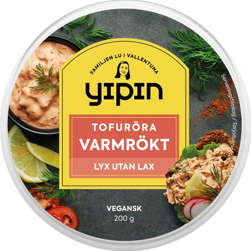 YiPin Tofuröra Varmrökt Lyxröra – Smoked Salmon-Style Tofu Spread - 200g