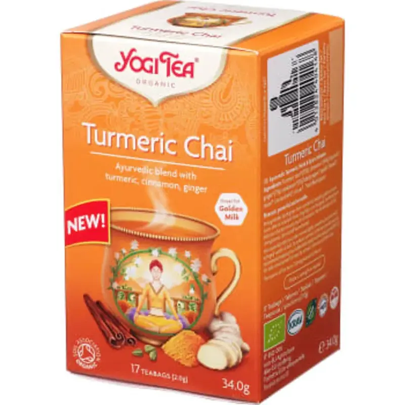Yogi Te Turmeric chai Krav 17-p - Tea Turmeric chai 17-p - 34 g