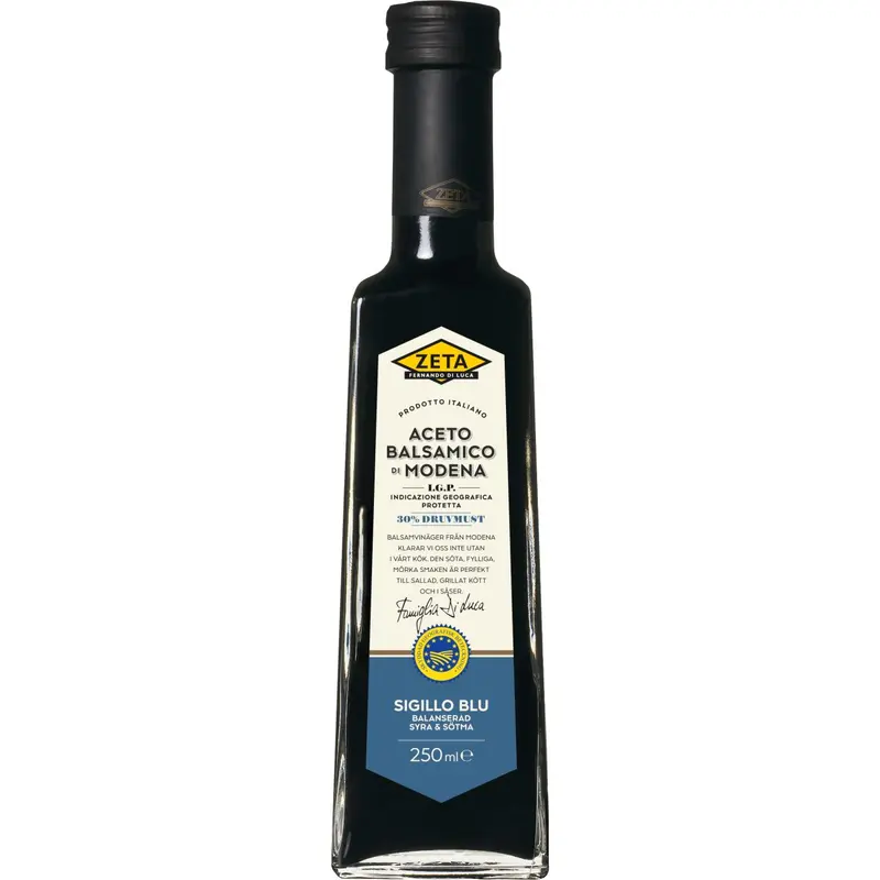 Zeta Balsamvinäger I.G.P. Sigillo Blu – Balsamic Vinegar I.G.P. Sigillo Blu - 250ml