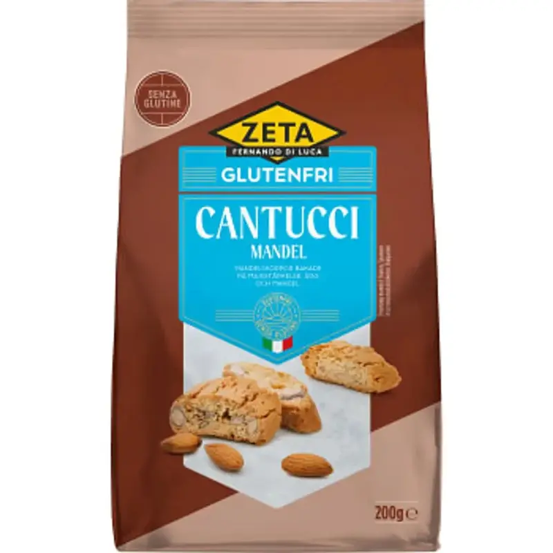 Zeta Cantucci Mandel glutenfri - Cantucci Almond Gluten-free - 200g