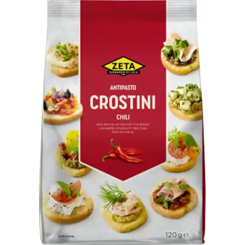 Zeta Crostini Chili - Crostini Chili - 120g