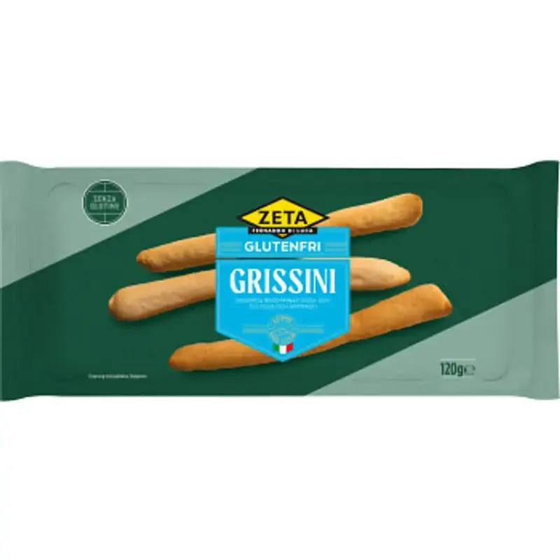 Zeta Grissini glutenfri - Grissini gluten-free - 120g