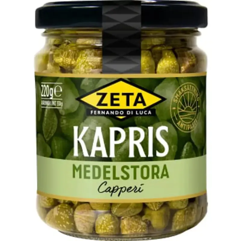 Zeta Kapris Medelstora- Capers Medium - 220g