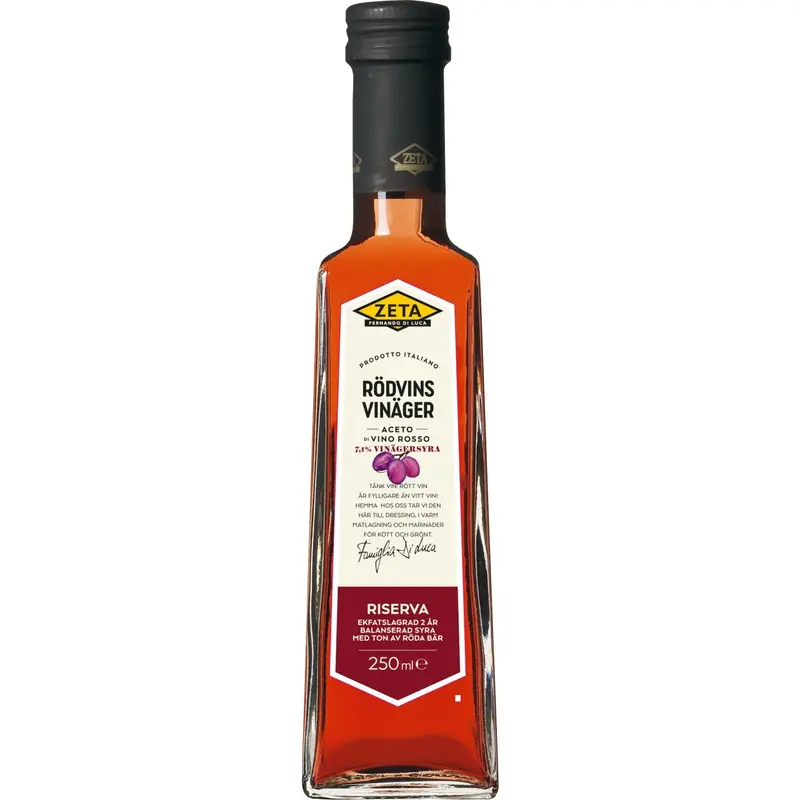 Zeta Rödvinsvinäger – Red Wine Vinegar - 25cl