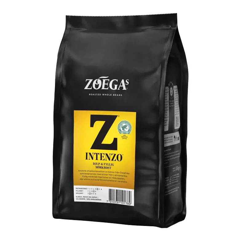 Zoegas  Bönor Intenzo - Dark & Full-flavoured Roasted Coffee Beans 450 g