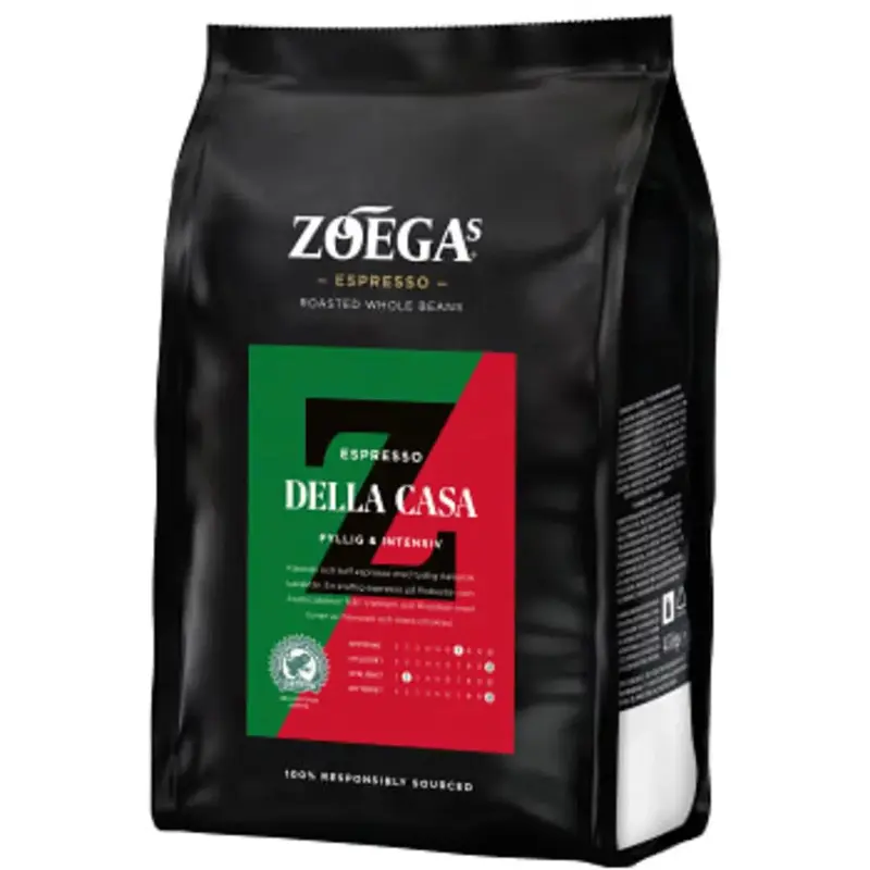 Zoegas Espresso Della casa Hela bönor - Espresso Whole beans - 450 g