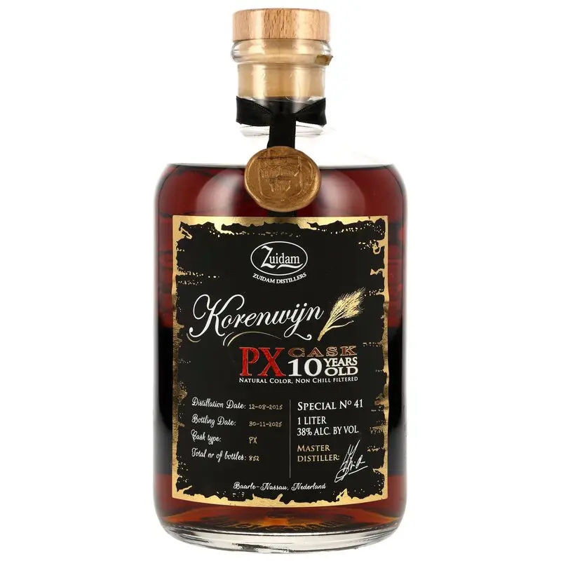 Zuidam Korenwijn Genever 10 y.o. - PX Cask - Special No. 41