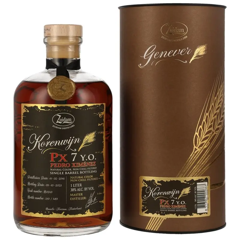 Zuidam Korenwijn Genever 7 y.o. PX Single Barrel