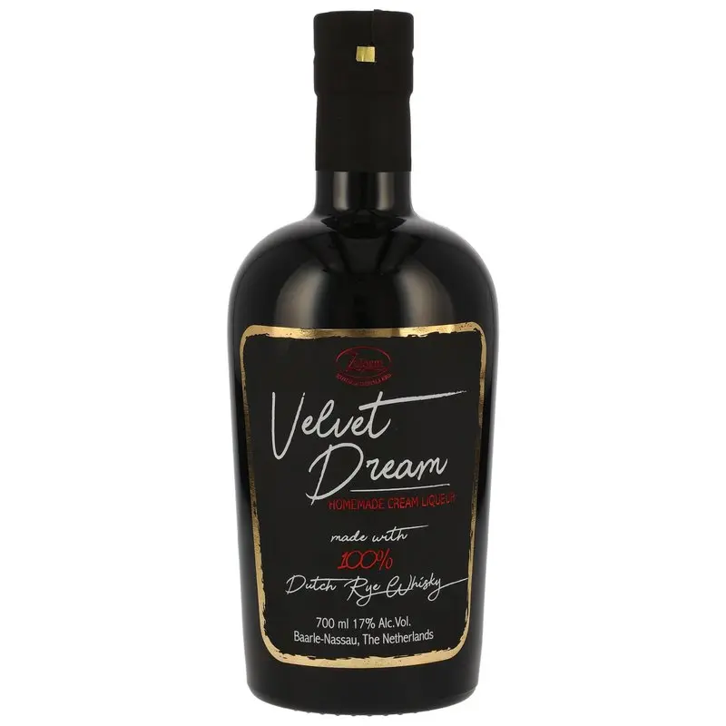 Zuidam Velvet Dream Liqueur auf Rye Whisky Basis