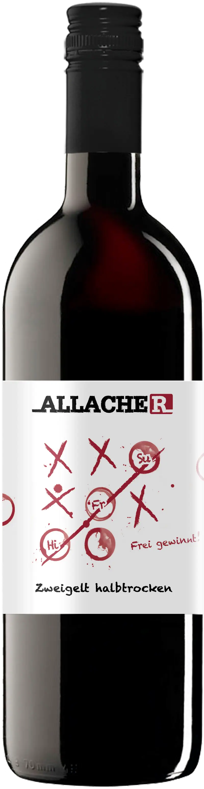 Zweigelt halbtrocken Burgenland Winzerhof Allacher, Illmitz, 2024, 75cl