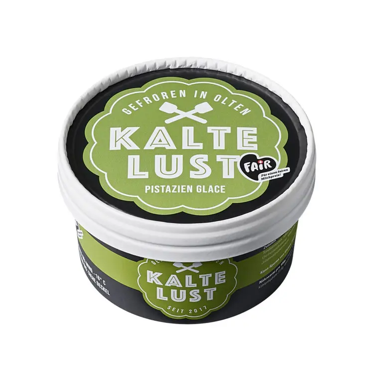 一 Kalte Lust Pistazien-Glace